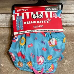 Hello Kitty Size XS Vibrant Blue Sleep Pants